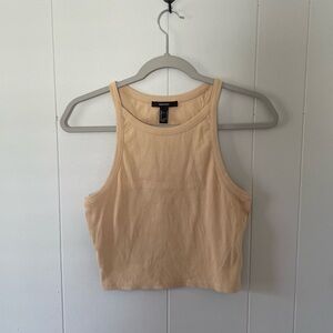 Forever 21 Tan Tank Top cropped
